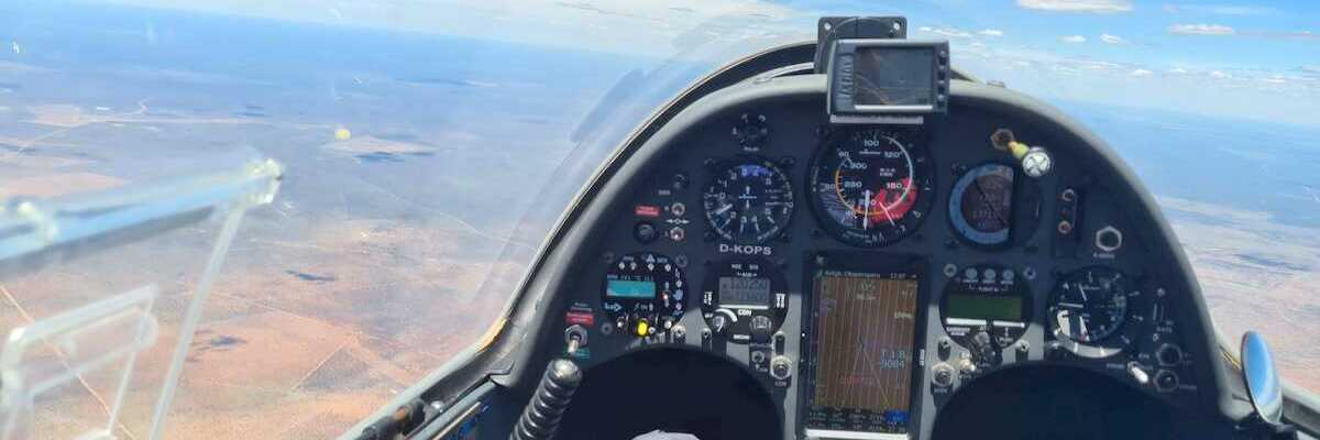 Flugwegposition um 12:07:40: